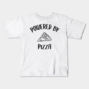 Powered By Pizza Kids T-Shirt